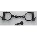 Antique Replica Pirate Handcuffs - Iron Jailor Cuffs