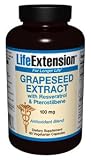 Life Extension - Grape Seed Extract With Resveratol & Pterostilbene, 60 veggie caps