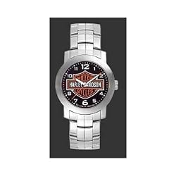 Harley Davidson 76A019 Mens Black Dial Bracelet Watch