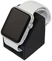 Apple Watch Stand bracket docking station holder Black 3d Printed with USB Cable Cradle Charger Station Desk Mount Docking Station fits both 38mm and 42mm