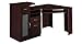Bush Furniture Vantage Home Office Wood Corner Computer Desk in Cherry