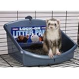 Pet Supplies : Marshall Pet Lock On Ferret Litter Pan