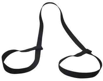 Adjustable Yoga Mat Strap Durable Sling Great for Stretching Black