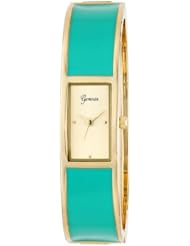Geneva Womens 2382C-GEN Analog Display Quartz Blue Watch