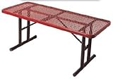 Portable Multi Pedestal Diamond Utility Table 6 Foot