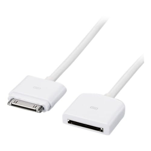 ELECOM iPhone4/4S/3GS/3G/iPad/iPod 対応 DOCK延長ケーブル 0.5m ホワイト MPA-ED05WH