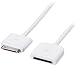 ELECOM iPhone4/4S/3GS/3G/iPad/ｉPod 対応 DOCK延長ケーブル 0.5m ホワイト MPA-ED05WH