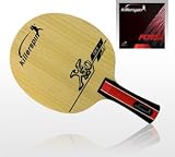 Product details for RTG-X50 Professional Table Tennis Racket-Flared Handle