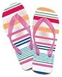 Pink Strap Flip Flops Die-Cut Photographic Magnet