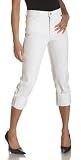 Not Your Daughter's Jeans Tummy Tuck Women's  Capri Roll Up Cuff with Rhinestones
