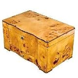 Humidors-Luxury Collection- Exotic High Piano Gloss Birdseye Maple Burl Exterior