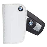 BMW Genuine White Leather Key Case OEM