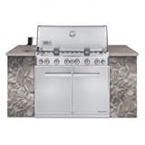 IMAGE OF The Outdoor Great Room Company 43.25 Inch Cabinet Module for Weber Summit S-660 Grill