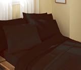 Supersoft Chocolate Super King Size Fitted Sheet