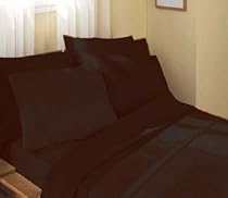 Supersoft Chocolate Double Fitted Sheet