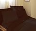 Supersoft Chocolate Housewife Pillowcase Pair