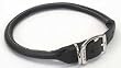C LTH ROUND COLLAR 1"X22"-BLK