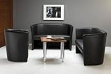 Sofa,echtes Leder,Sitz-HxBxT 46x106,6x49cm,Gesamt-HxB 77x118cm,dunkelblau style= Sofa,echtes Leder,Sitz-HxBxT 46x106,6x49cm,Gesamt-HxB 77x118cm,dunkelblau