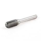 uxcell　回転ヤスリ　ロータリーファイル　円筒状　半径エンド　シングルカット　タングステンカーバイド　10mm x 20mm