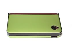 DSi XL Alunminum Metallic Armor Hard Case XL with Screen Protective Filter - Green