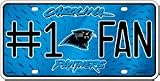 Carolina Panthers #1 Fan License Plate