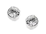 Silver Crystal Andralok Earrings - 3mm