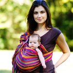 Original Maya Wrap Sling (Not Padded)-Bright Stripes