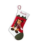 Christmas Stockings - Personalized Snow Cap Stocking - Moose