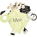 E-I-E-I-O Cow Teether Blanket by Mud Pie