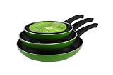 Ecolution Elements Eco Friendly Fry Pan Triple Pack, Green 31En6E1UQhL. SL160 Ecolution Elements Eco Friendly Fry Pan Triple Pack, Green
