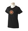 Custom U.S. Marine Corps emblem logo on ladies t-shirt