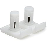 Top Glides FlexFit Universal Walker Ski Glides - White - 1 Pair