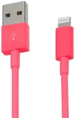 Blackangel Authentic Genuine OEM Charger USB 3ft Cable Cord for Apple iPhone 5 / 5S / 5C(Pink)