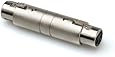Hosa GXX-145 XLR3F to XLR3F Gender Changer Adaptor