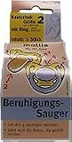 Produkt-Bild: Mollis Kautschuk-Beruhigungsauger Gr.2 mit Ring 2 Stk