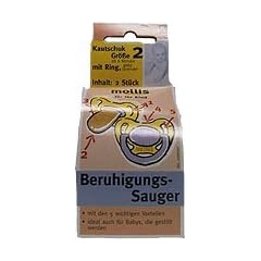 Mollis Kautschuk-Beruhigungsauger Gr.2 mit Ring 2 Stk