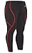 emFraa Skin Tights Compression Leggings Running Baselayer Pants mens womens Black S ~ 2XL
