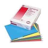 UNV14121 - Recycled Assorted Bright Color Hanging File Folders