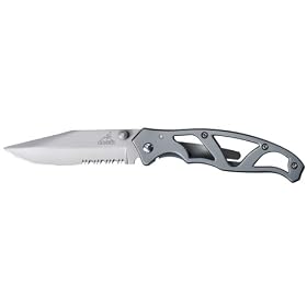 Gerber 22-48447 Paraframe II Knife, Stainless, Serrated Edge by Gerber