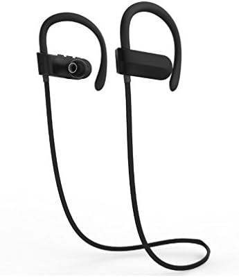 Horen Bluetooth 4.1 Wireless Stereo Portable Mini Lightweight Over Ear Headphones for Jogging, Running, Sports, Gym with AptX, Hands-free MIC for iPhone and Android Smartphones - Black