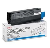 Okidata 42127403 Laserjet Printer Toner Cartridge (Cyan)