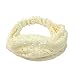 Elegant Women Black Bandanas Lace Headwrap Headband Girls' Hair Accessory Gift (Beige)