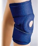 FLA Orthopedics FL37-3071LNVY EZ-ON NEOPRENE KNEE WRAP - Size- X-Large -20-30 in.