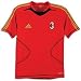 adidas AC Milan Training Jersey - Men's ( sz. XL, ACM Red/Metallic Gold )