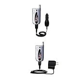 Essential Kit for the Sanyo MM-5600 - includes Car and Wall Charger with Rapid Charge Technology - Gomadic Brand w/ TipExchange Technology