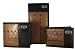 Brown and Tan Leather Wallets with Emblem - Collegiate Series