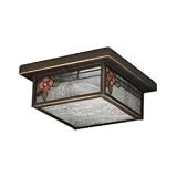 Olde Bronze Outdoor flush ceiling mount fixture