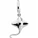 White Gold Fashion Stingray Charm