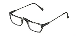 "Diamond Dust w/extra Dust" Reading Glasses Hand-Embellished with SWAROVSKI Crystals (+0.00 - +3.00)