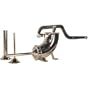 Weston 36-0005-W 5 lb. Stainless Steel Sausage Stuffer (Incl 3 Stainless Steel Funnels)